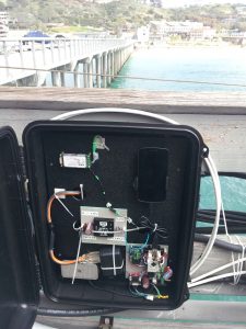 A part of the PDA communication system that streams live data from the pier